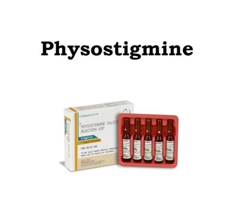 Physostigmine - Dose, Uses, Side effects, Brands - Neuropsychiatric