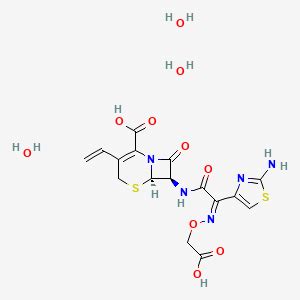 Cefixime trihydrate | C16H21N5O10S2 | CID 5491577 - PubChem