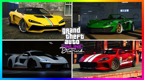 GTA 5 Online The Diamond Casino & Resort DLC Update - ALL UNRELEASED SUPER CARS & NEW VEHICLES ...