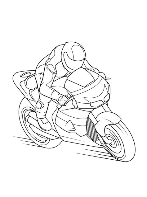 Printable Motorcycle Racing Coloring Pages Pdf - Coloringfolder.com | Race car coloring pages ...