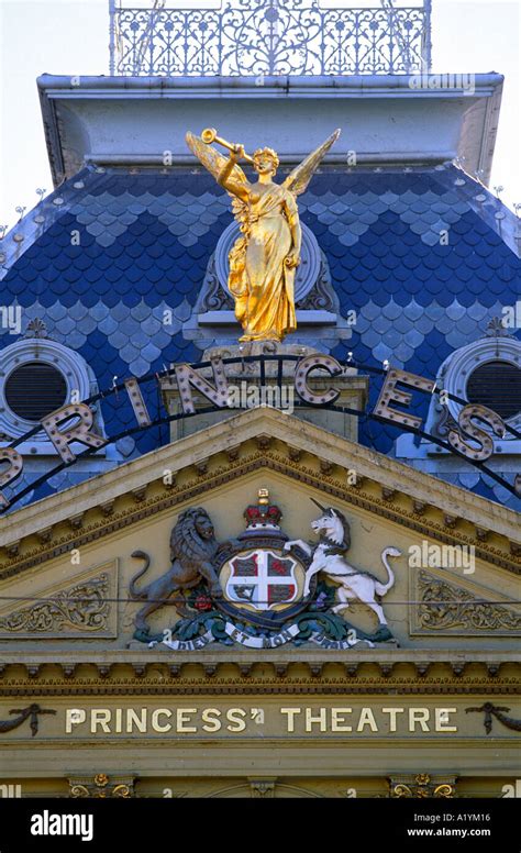 Princess Theatre Melbourne Victoria Australia vertical Stock Photo - Alamy