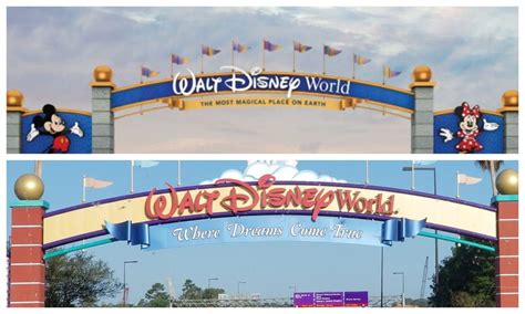 Disney World quietly changes slogan to Main Gate Entrance | Chip and ...