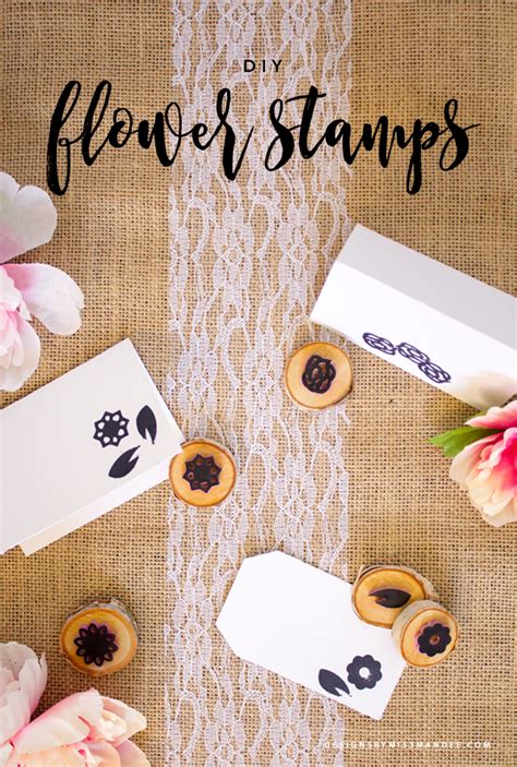 DIY Flower Stamps | Designs By Miss Mandee