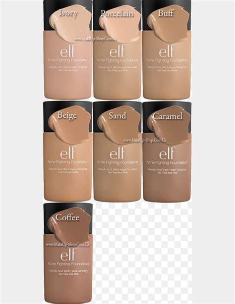 Elf acne fighting foundation swatches (With images) | Makeup dupes foundation, Trendy makeup