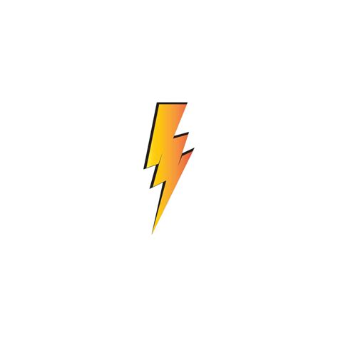 Lightning Thunder Bolt Electricity Logo Design Template Light Logo Simple Vector, Light, Logo ...