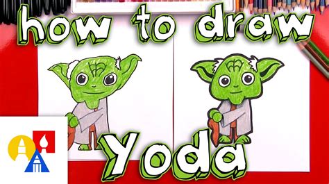 How To Draw Cartoon Yoda | Yoda drawing, Simple cartoon, Easy cartoon drawings