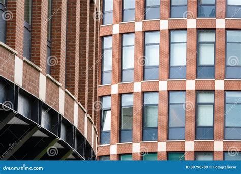 Red brick building facade stock image. Image of factory - 80798789