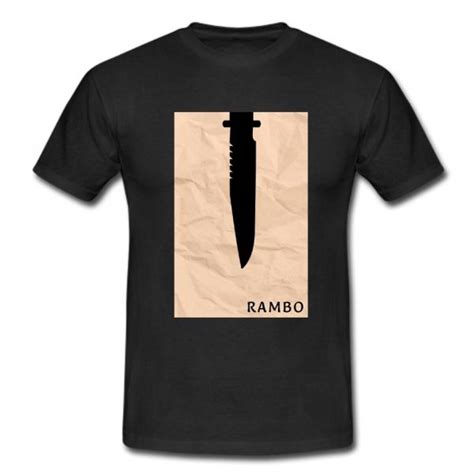 John Rambo Knife | Blood and Oath T-Shirts