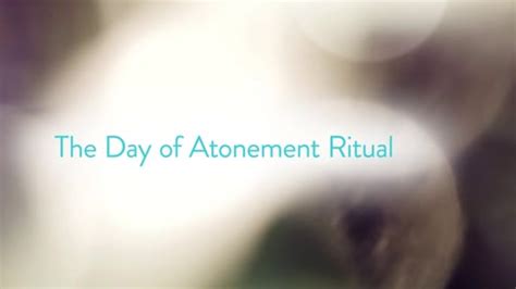 The Day of Atonement Ritual - Faithlife TV