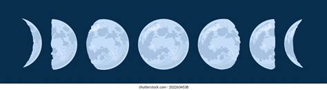 3,287 Moon Phases Cartoon Images, Stock Photos, and Vectors | Shutterstock