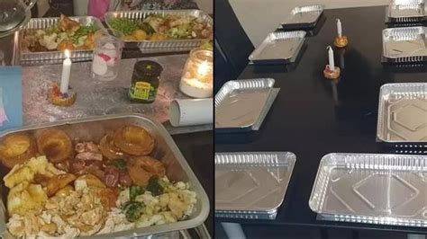 Man slammed as 'lazy' after serving Christmas dinner to family in tin ...