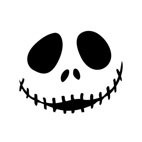 jack skellington head clipart - Google Search | Vinyl wall art decals ...