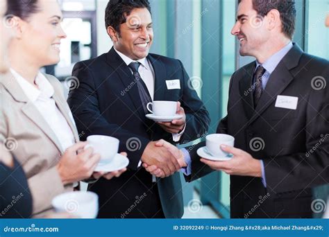 Business People Interacting Royalty Free Stock Images - Image: 32092249