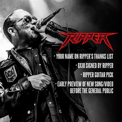 RIPPER ALBUM CONTRIBUTION SALE #1 - SPECIAL THANKS | Martyr Hardcore ...