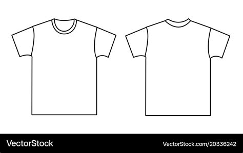 Front And Back Shirt Template