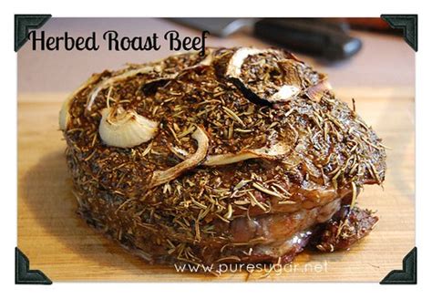 {Recipe} Herbed Roast Beef with Horseradish Sauce – Pure Sugar