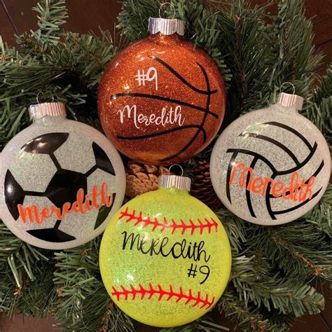 Sports Christmas Ornament | Christmas ornaments, Glass christmas ...