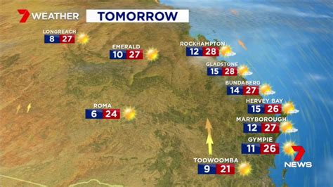 Tomorrow’s weather forecast: brisbane 26°, ipswich 26°, gold coast 25°, sunshine coast 26 ...