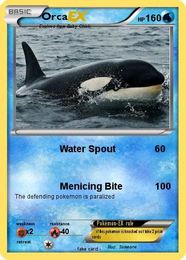 Pokémon Orca 87 87 - Water Spout - My Pokemon Card