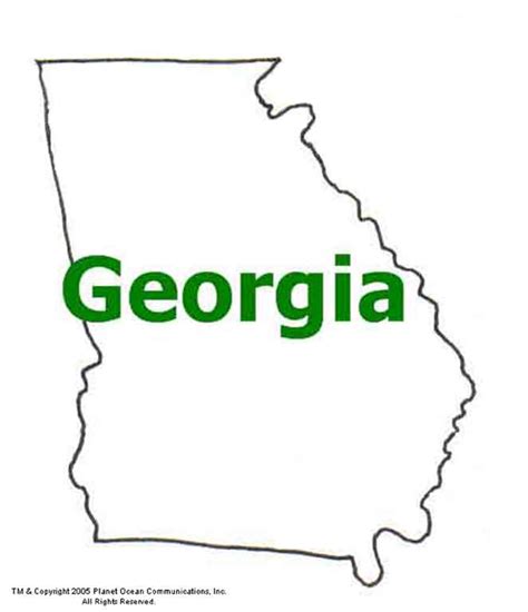 Georgia State Map - ClipArt Best