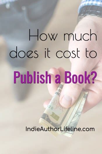 How Much Does it Cost to Publish a Book? • Indie Author Lifeline 2024