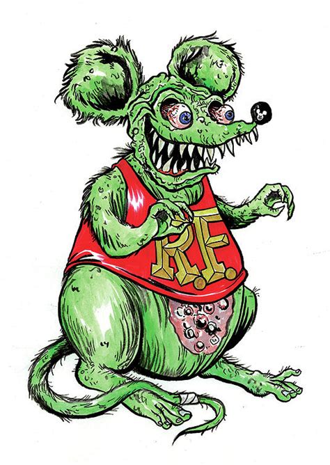 Rat Fink Drawing by Marco DiLeonardo - Pixels