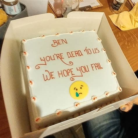 15 Funniest Farewell Cakes Employees Got On Their Last Day | DeMilked