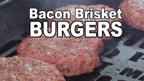 Bacon Brisket Burger Recipe - I Love Grill