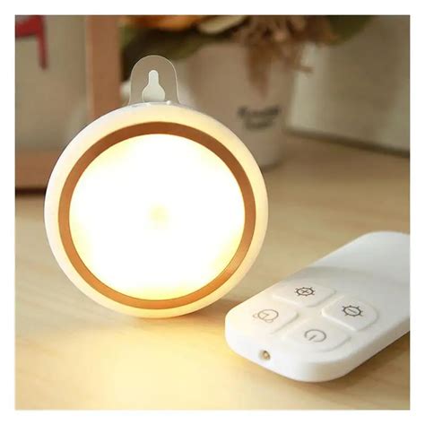 Wireless Remote Control LED Night Light Smart Bedroom Nightl Lamps Protable Useful Wall Lamp S30 ...