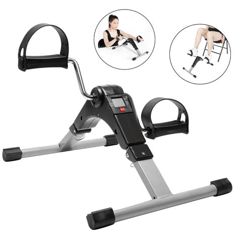 Adjustable Foot Band Pedal Exerciser Folding Portable Exercise Bike ...