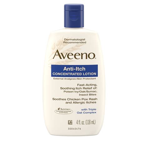 Aveeno Anti-Itch Concentrated Lotion with Calamine and Triple Oat ...