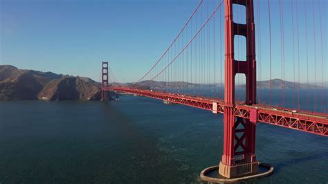 Aerial View Of Golden Gate Bridge In San Stock Footage SBV-337779754 ...