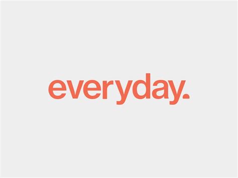 everyday logo | ? logo, Everyday, Words