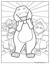 Barney Bj Coloring Pages 2020 Page Guide  Images And Photos sketch template