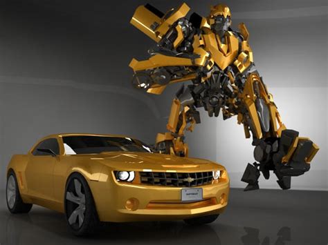 Chevrolet Camaro and Bumblebee by WebTechnologies on DeviantArt