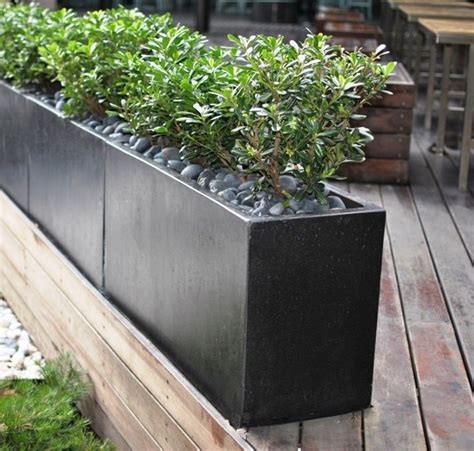 DIY Concrete Rectangular Planter — The Homy Design | Large outdoor planters, Outdoor planters ...