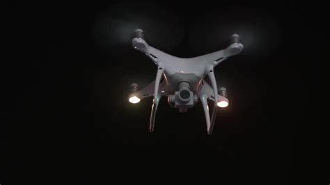 Drone Flying At Night - Stock Video | Motion Array