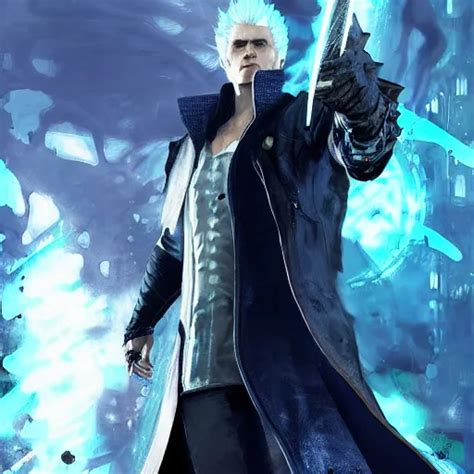 vergil from dmc 5 by greg rutkowski | Stable Diffusion