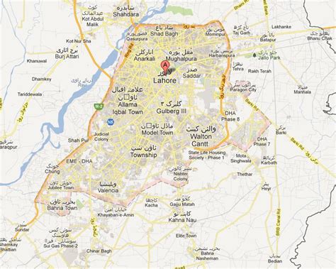 Lahore City Map Complete – Paki Mag