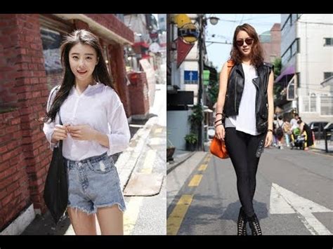 Korean Girls Street Fashion 2019 - YouTube