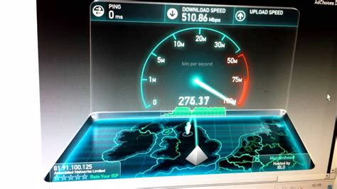 Speedtest internet – Spegel med belysning