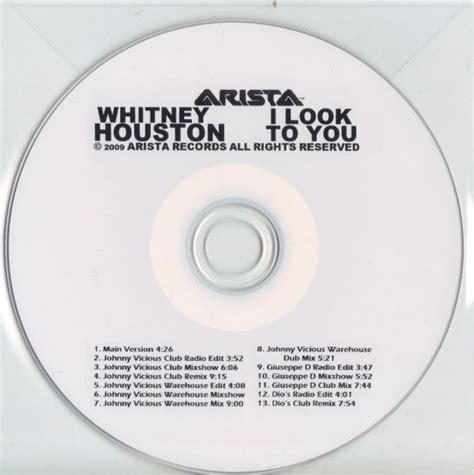 Whitney Houston – I Look To You (2009, CDr) - Discogs