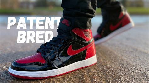 I Guess They Had To Do This.. Jordan 1 Patent Bred Review & On Foot - YouTube