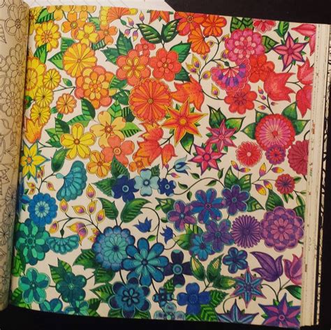 Secret Garden Coloring Book Finished Pages