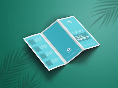 Premium PSD | Gate fold brochure mockup