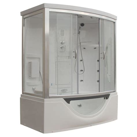 Steam Planet Hudson Plus 72 in. x 39 in. x 88 in. Steam Shower ...