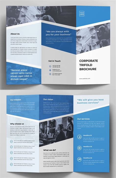 Trifold Brochure Templates | Design | Graphic Design Junction