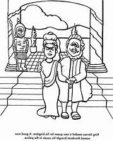 Esther Becomes Queen Coloring Page sketch template
