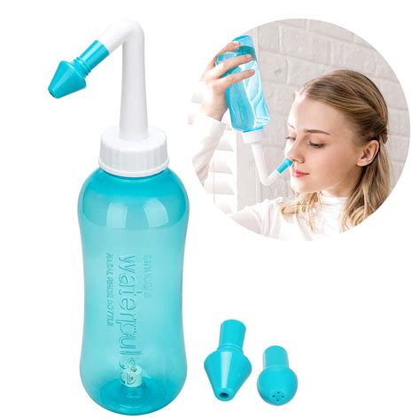 Buy Attom Tech 500ml Sinus Rinse and Nasal Irrigation, Nose Care Perfect for Cleaning Your ...