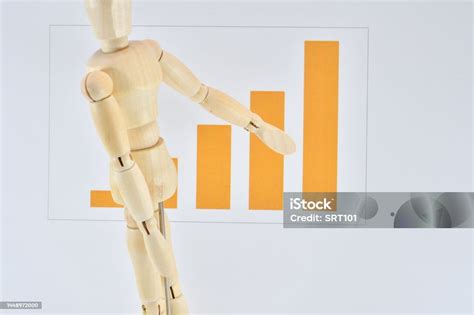 Image Of Growth With A Steadily Rising Graph Stock Photo - Download Image Now - Achievement ...